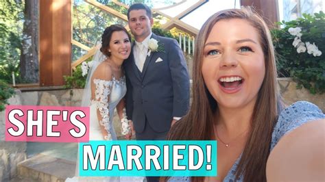 High School Sweethearts Get Married Wedding Day Vlog Youtube