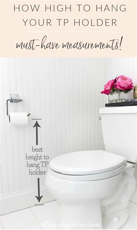 Must-Have Bathroom Measurements (Towel Bar Height, Toilet Paper Holder