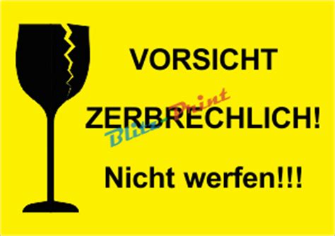 Warndruckklebeband mit der aufschrift vorsicht zerbrechlich in der signalfarbe rot mit einer schwarzen aufschrift. 80 gelbe Hinweis-Etiketten Versand-Aufkleber 105x74mm div ...