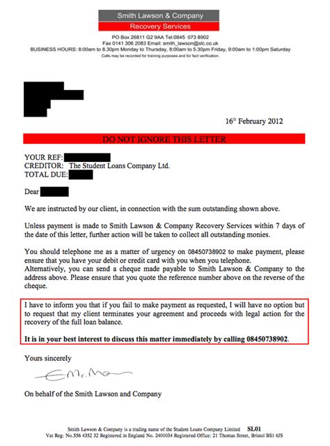 uk student loan company threatens students  fake
