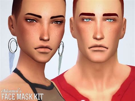 Chisami Face Mask Kit • Sims 4 Downloads