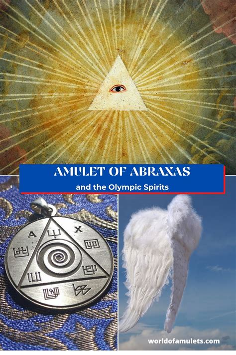 Lucky Amulet Of Abraxas To Control Your Life With The Olympic Etsy