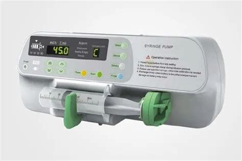 Syringe Infusion Pump For Hospital At Rs 14500 In Ambala Id 23753977233
