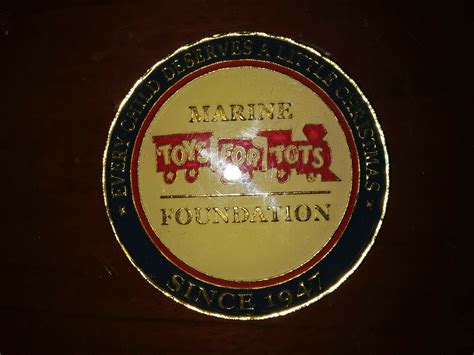 Undated Marines Toys for Tots Challenge Coin for Sale - FSPlanet.com