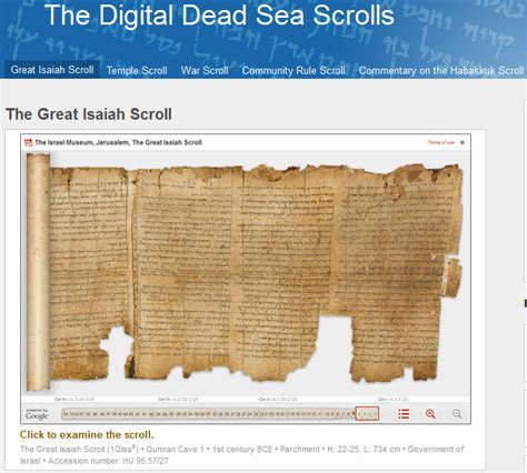 Biblical Studies And Technological Tools Digital Dead Sea Scrolls Online