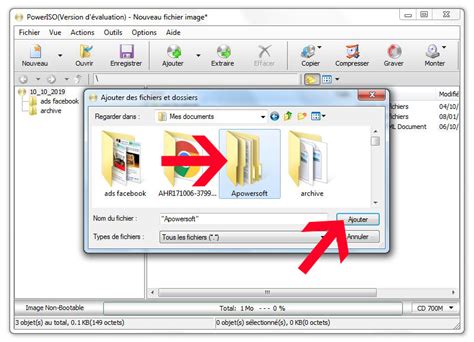 Comment Joindre Un Fichier Sur Facebook - Comment créer un fichier image ISO à partir d’un CD/DVD ou dossiers
