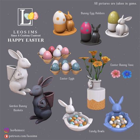 Happy Easter In 2023 Sims 4 Custom Content Sims 4 Sims