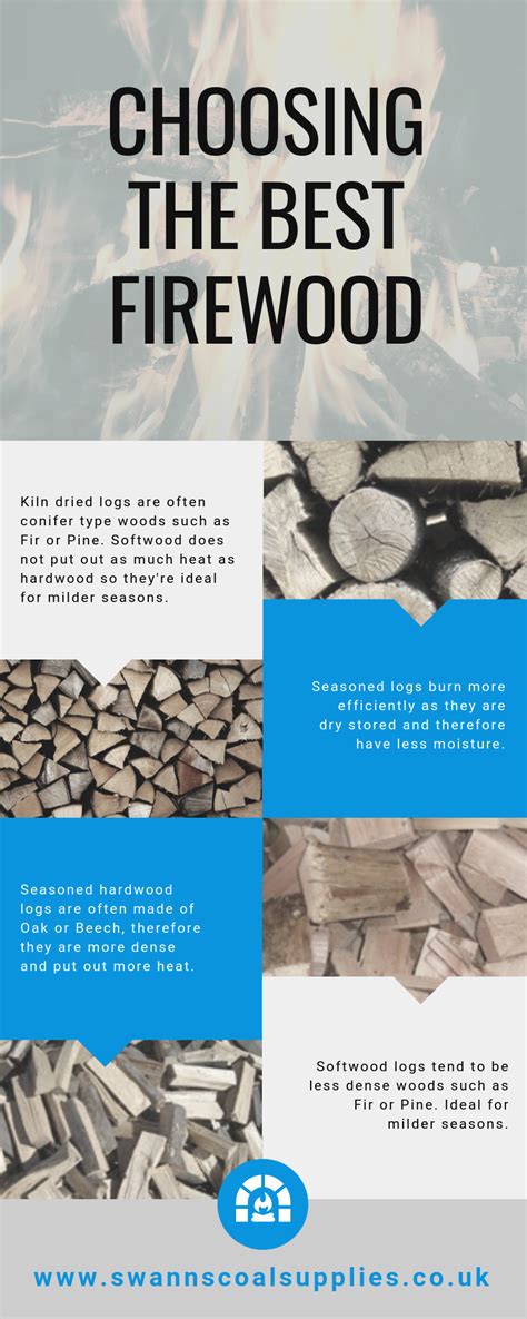 Learn About Choosing The Best Firewood In This Infographic View The