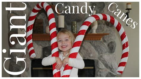 25 candy cane crafts that make gorgeous christmas decorations. How to Make Giant Candy Cane Decorations - YouTube