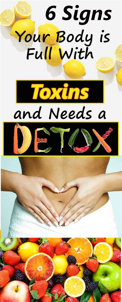 6 Signs Your Body Is Full With Toxins And Needs A Detox Simple Health Health Food Detox