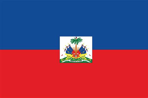 printable haitian flag