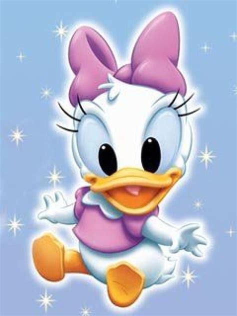 Cute Baby Daisy Duck With Pacifier Clipart Clipground