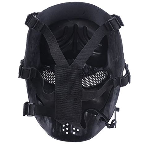 Outgeek Tactical Gear Airsoft Mask Typhon Camouflage Full Face Skull