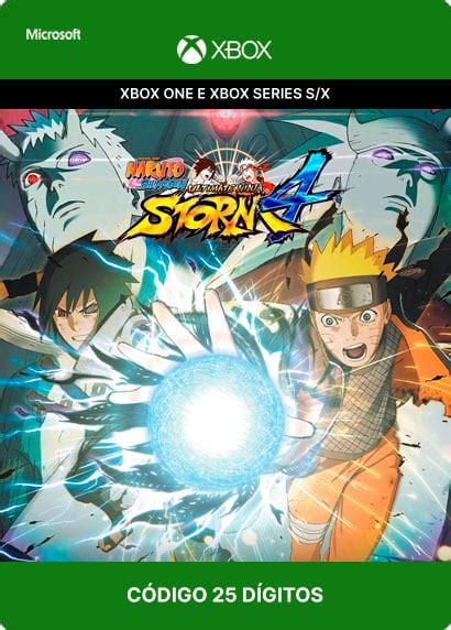 Naruto Shippuden Ultimate Ninja Storm 4 Xbox One Código 25 Dígitos