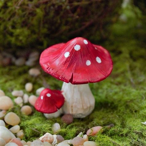 Red Mushroomsmini Mushroomsfairy Garden Mushrooms