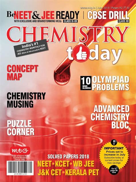 Chemistry Today June 2018 Magazine Get Your Digital Subscription