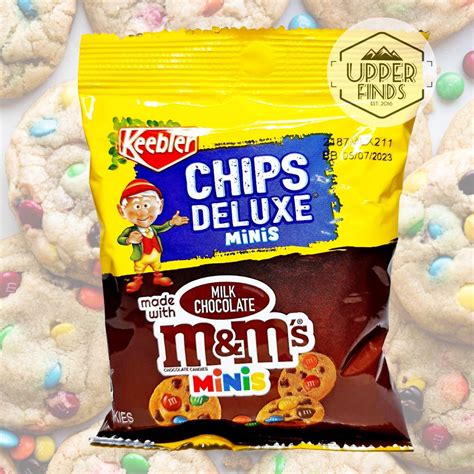 Keebler Chips Deluxe Minis 56grams Made With Mandms Milk Chocolate Minis