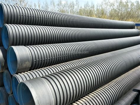 24 Inch Hdpe Double Wall Corrugated Pe Drainage Pipe 18inch Plastic