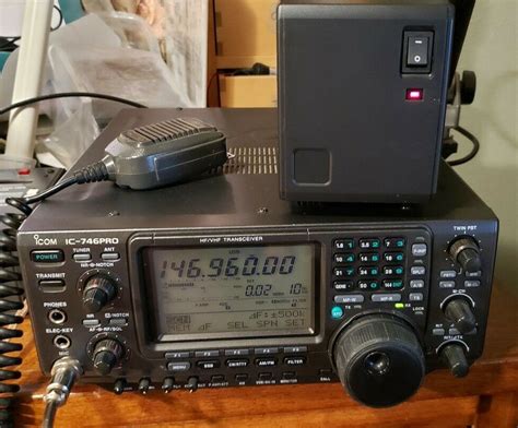 Icom Ic 746 Pro Hfvhf Ham Radio Transceiver And Icom Ps 125 Power Supply