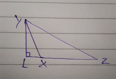 Draw Rough Sketch A In Xyz Yl Is An Altitude In The Exterior Of The Triangle