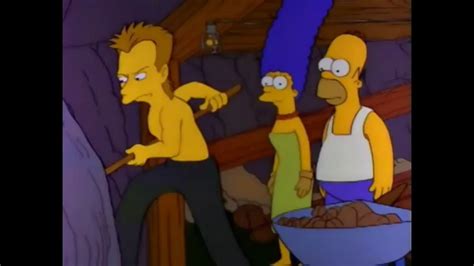 The Simpsons Homer Marge And Sting Rescues Bart In The Well HQ YouTube