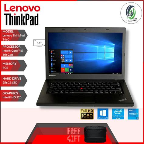 Lenovo Thinkpad T460 Laptop Intel Core I5 6th Gen 8 Gb Ram256 Gb