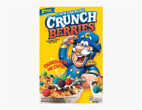 Captain Crunch Crunch Berries Hd Png Download Kindpng