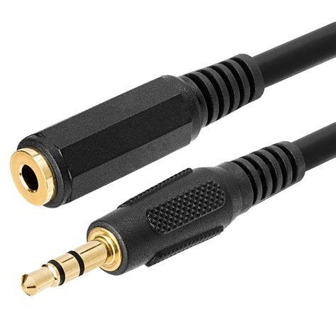 Whether you are looking for an aux cord for your car or an extension cable for your home stereo, you will find what you need here. Stereo Audio Headphones Mini Plug Extension Cable - 6Inches