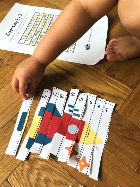 Skip Counting by Threes - Home Time Activities