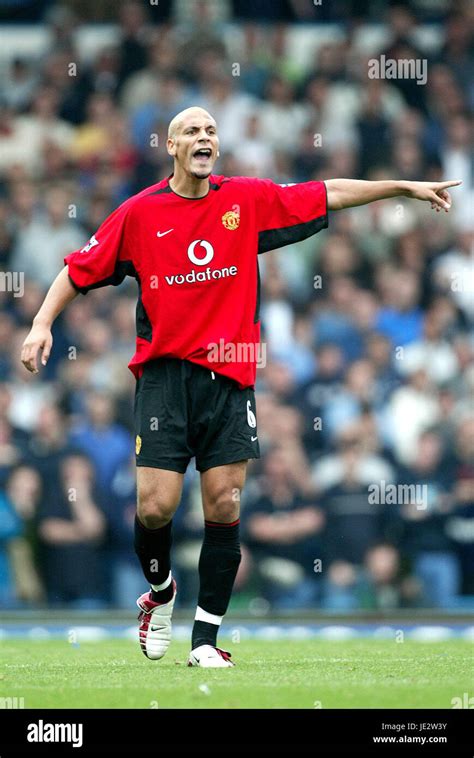 Rio Ferdinand Manchester United Fc Elland Road Leeds 14 September 2002