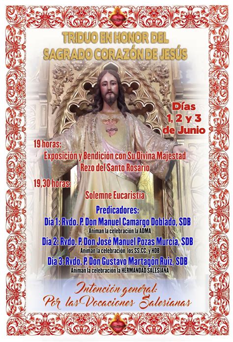 Misa De Hermandad Viernes 3 Junio Dentro Del Triduo Sagrado CorazÓn De JesÚs‏‏ ~ Hermandad