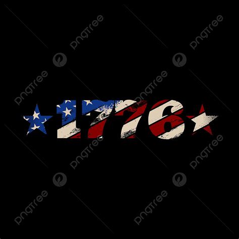 Independence Day America Vector Png Images 1776 Independence Day Of