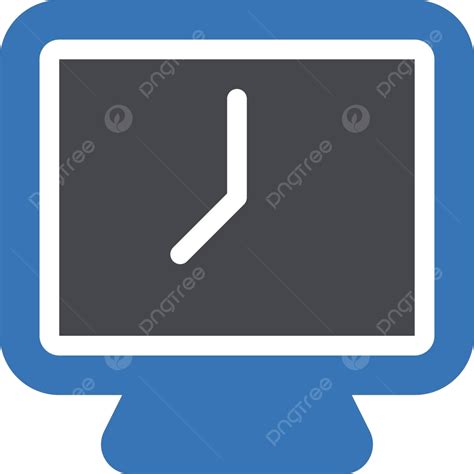 Time Symbol Computer Flat Vector Symbol Computer Flat Png And Vector