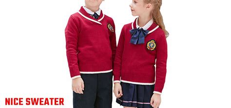 School Uniform Pullover Sweaters Cozyknitsweater