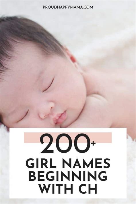 Girl Names That Start With Ch Unique Pretty