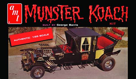 Jul111875 Munsters Koach Herman Lily Model Kit Previews World