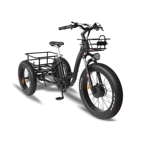 S604 Carriage Fat Tire Trike 500 Watt Electric Bike Edmonton Atv Pros