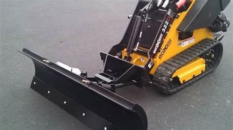 Earth And Turf Snow Plow Blade For Mini Skid Steers From Earth And Turf