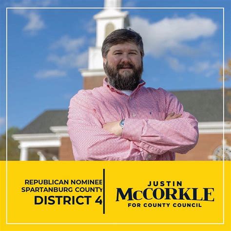 Justin Mccorkle Spartanburg County Council District 4