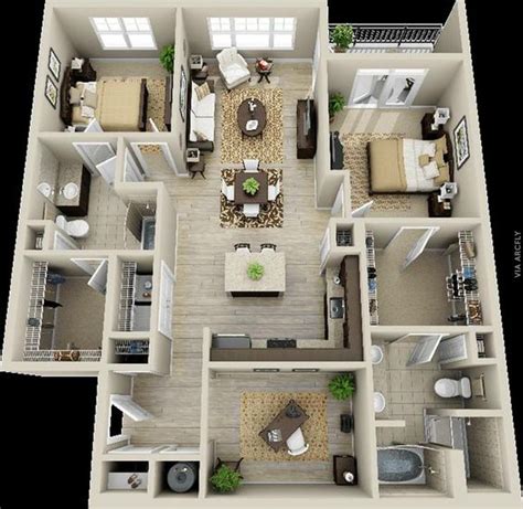 Pin By Mujahid Sakharkar On Architecture Apartment Floor Plans House