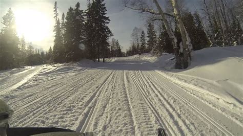 2015 Snowmobiling Michigans Upper Peninsula Trail 3 Part 1 Youtube