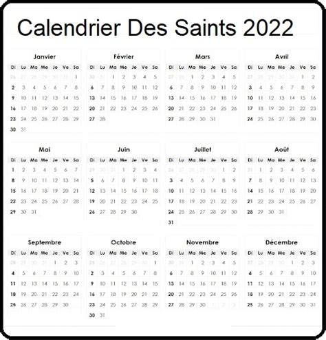 Calendrier Des Saints 2022 Belgique The Imprimer Calendrier