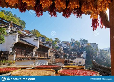 Huang Ling Autumn Landscape Stock Photo Image Of Scenic Chinese