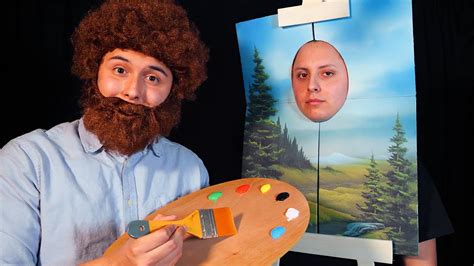 Asmr Bob Ross The Joy Of Painting Role Play Ft Lazurasasmr4253