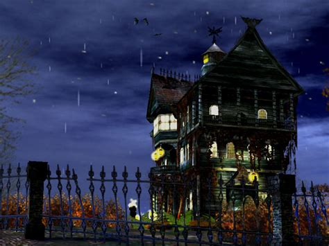 Free Download 3d Haunted House Screensaver 3d Haunted Halloween Screensaver 640x480 For Your