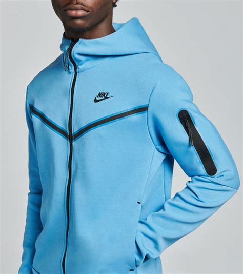 Nike Nsw Tech Fleece Full Zip Hoodie Blue Cu4489 496 Jimmy Jazz