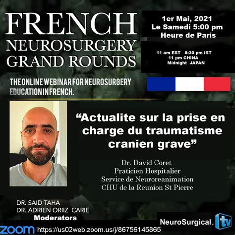 actualités société française de neurochirurgie