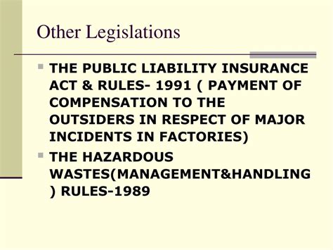 Ppt Control Of Hazardous Substances Legislations And Ghs In India
