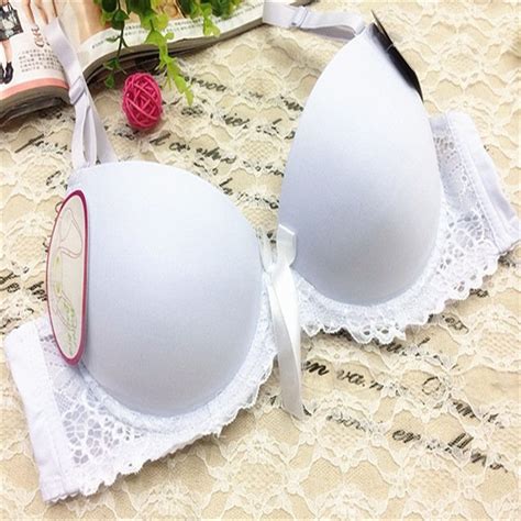 wholesale sexy comfortable water bra fashion solid white brand push up bra fashon bow lace high