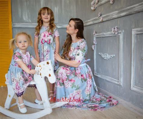 Floral Mommy And Me Dresses Floral Maxi Dress Birthday Etsy Mother Daughter Dress Mother